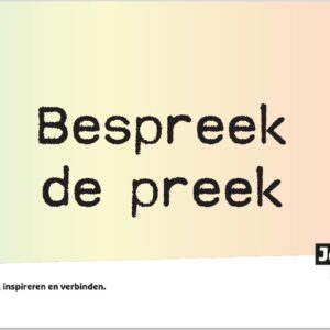 Bespreek de preek